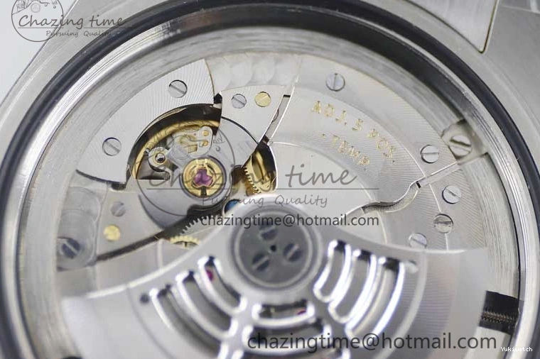 YG Asian SS Dial Edition Sky-Dweller Best 23J to 904L 1:1 Noob White on Bracelet 9001 SS YG 0301
